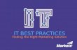 IT Best Practices: Finding the Right Marketing Solution
