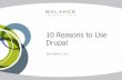 10reasons to choose_drupal