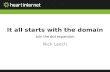It all starts with the domain: The gTLD revolution
