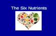 The 6 nutrients