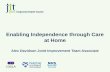 4.2 enabling independence through care at home   joint improvement team