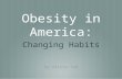 Obesity in america slides
