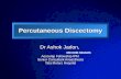 Percutaneous Discectomy by Dr Ashok Jadon