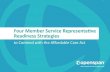 OpenSpan for HealthCare: Four Member Service Representative Readiness Strategies to Contend with the Affordable Care Act (ACA)