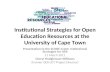 The University of Cape Town's OpenContent initiative - Cheryl Hodgkinson-Williams