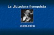 Tema 17. la dictadura franquista