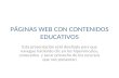 PáGinas Web Con Contenidos Educativos 2