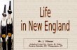 Life in Colonial New England