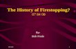 History of  Firestopping