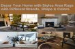 Decor Your Home with Styles Area Rugs with Different Brands, Shape & Colors