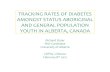 Tracking rates of diabetes amongst Status Aboriginal and general population youth in Alberta, Canada