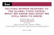 Helping Women Respond to the Global Food Crisis
