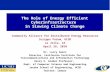 The Energy Efficient Cyberinfrastructure in Slowing Climate Change