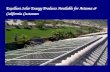 Excellent Solar Energy Products Available for Arizona & California Customers