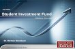 SU Student Investment Fund - Fall 2010