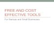 Best Free Tools for Small Business & Startups