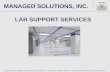 Managed Solutions Lab Support Services Presentation