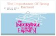 The importance of being earnest collab project