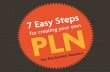 7 steps for creating pln for pre-service teachers
