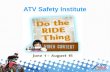 ATV Safety Summit: Training the Next Generation - Do the Ride Thing PSA Contest