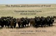 The Politics & Econimics of Food - A presentation at Lamar Community College March 2014