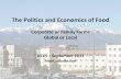 The Politics and Economics of Food - UCCS Fall 2013