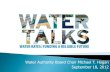 Water Talks: Water Rates: Funding a Reliable Future Overview