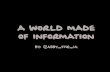 A World Made of Information