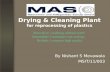 Drying & Cleaning Plantfor reprocessing of plastics