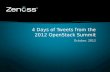 4 Days of Tweets from the 2012 OpenStack Summit