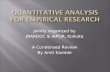Quantitative Analysis for Emperical Research