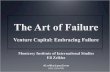 Venture capital & failure presentation by professor eli zelkha