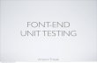 FrontEnd Unit testing