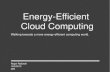 MRI Energy-Efficient Cloud Computing
