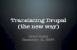 Translating Drupal