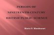 Periods of nineteenth century British Public Science