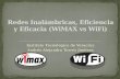 Redes inalámbricas, Wimax Vs, Wifi