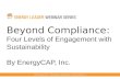 Beyond Compliance: Four levels of Sustainability Engagement