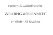 Weldmaster - Assignment 1st year