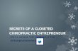 Secrets of a closeted chiropractic entrepreneur