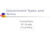 Government types and terms