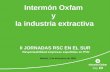 Intermón Oxfam y la industria extractiva