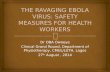The ravaging ebola virus   health workers