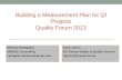 C6 Melanie Rathgeber and Heidi Johns - Building a Measurement Plan for QI Projects