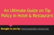 Tips Policy in Hotel & Restaurant - Ultimate Guide
