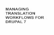 Managing Translation Workflows in Drupal 7