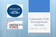 Colorado Congressional District 6 Immigration Reform Survey - Magellan Strategies