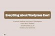 Everything about Wordpress Ever!