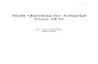 Study questions for actuarial exam 2 fm