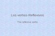 los verbos reflexivos